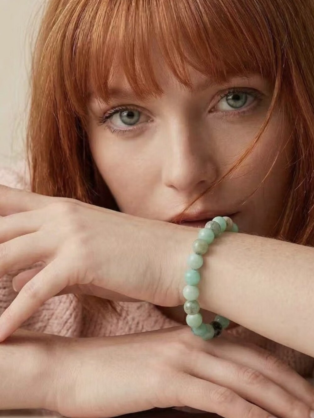 Turquoise Beaded Stretch Bracelet